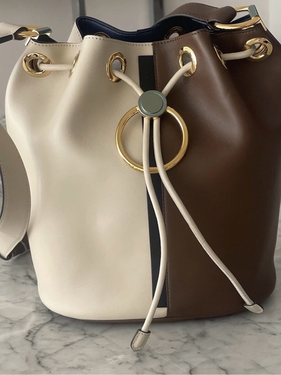 Marni Handbags - NWT Marni Two Tone Leather Drawstring Bag